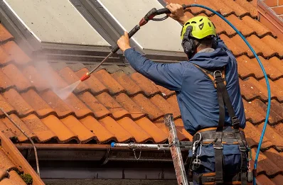 Démoussage et hydrofuge de toiture à Baconnière